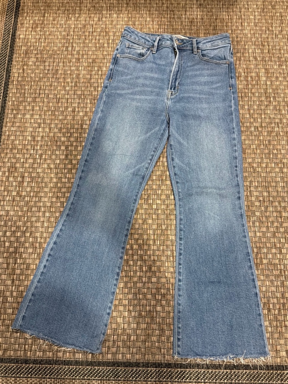 Women's Light Blue Flare Jeans — Classic Wide Leg